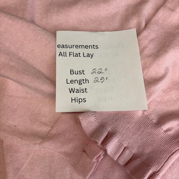 J. Crew Pink Fine Gauge Cotton Pullover Sweater Women’s 2XL  French Capsule NWT - Picture 8 of 11